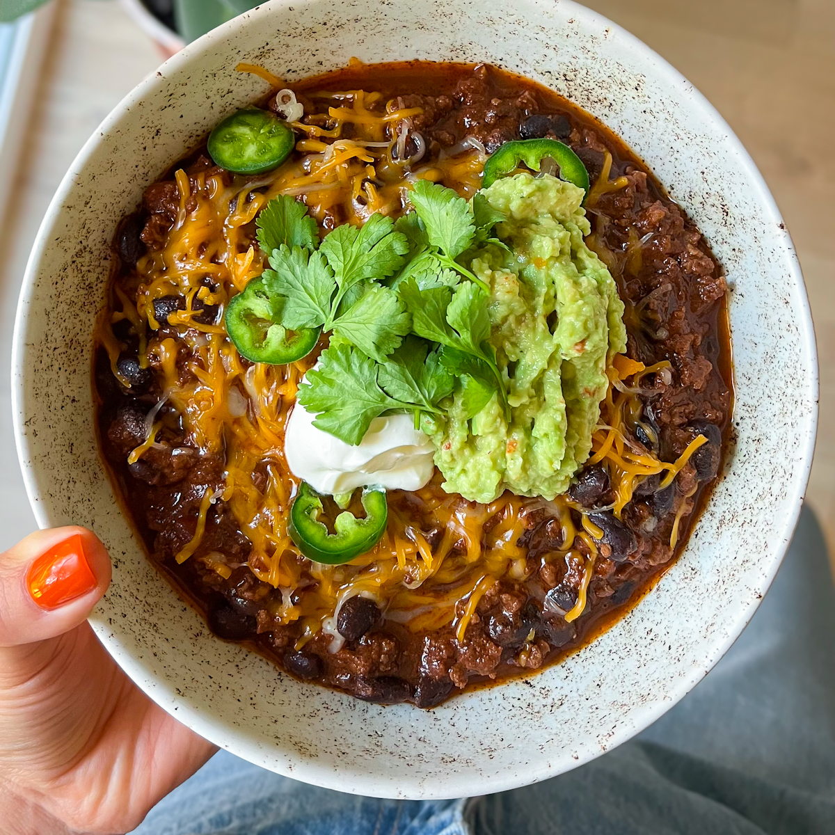 GREITAS CHILI CON CARNE SU ŠOKOLADU